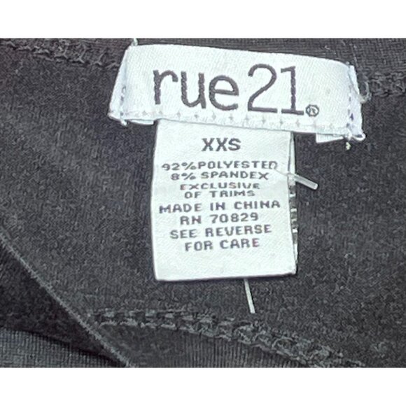 Rue 21 - Women's Short Sleeves T-Shirt - Black - XXS - Picture 9 of 10
